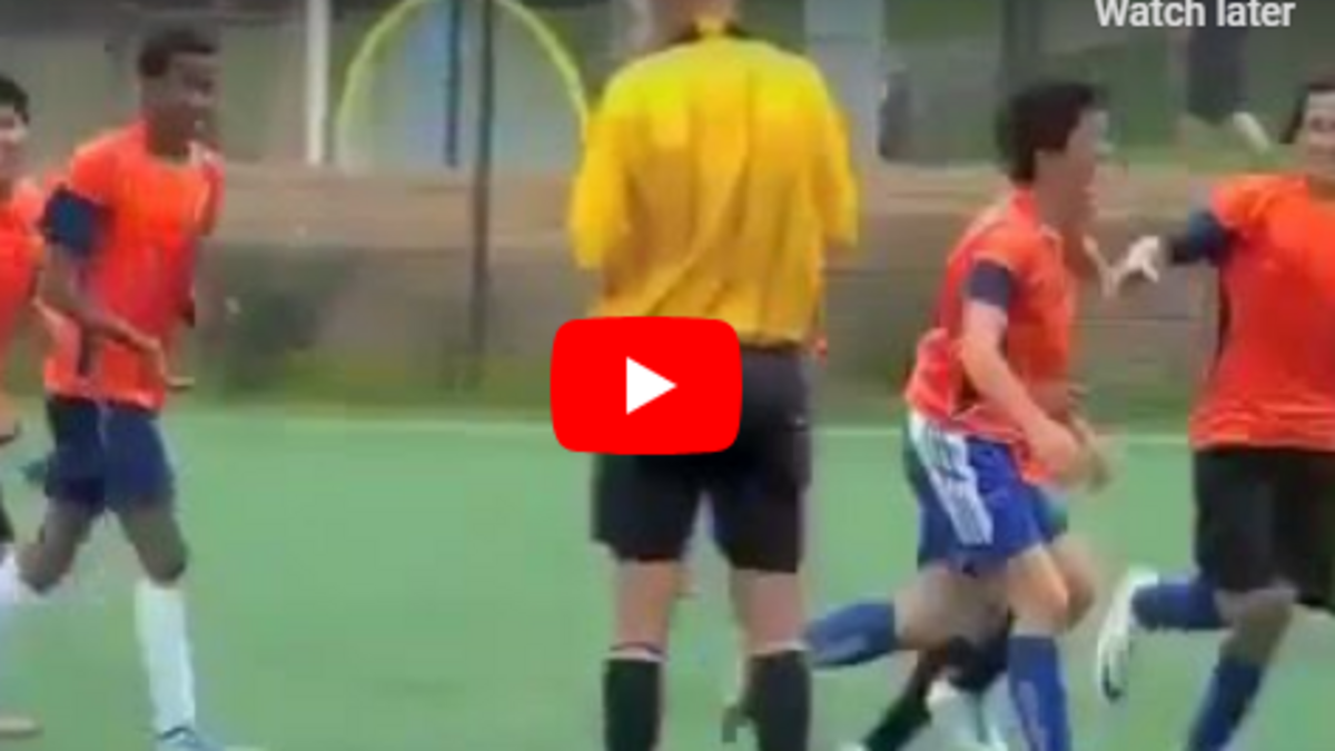 13 year old scores a stunning bicycle kick….