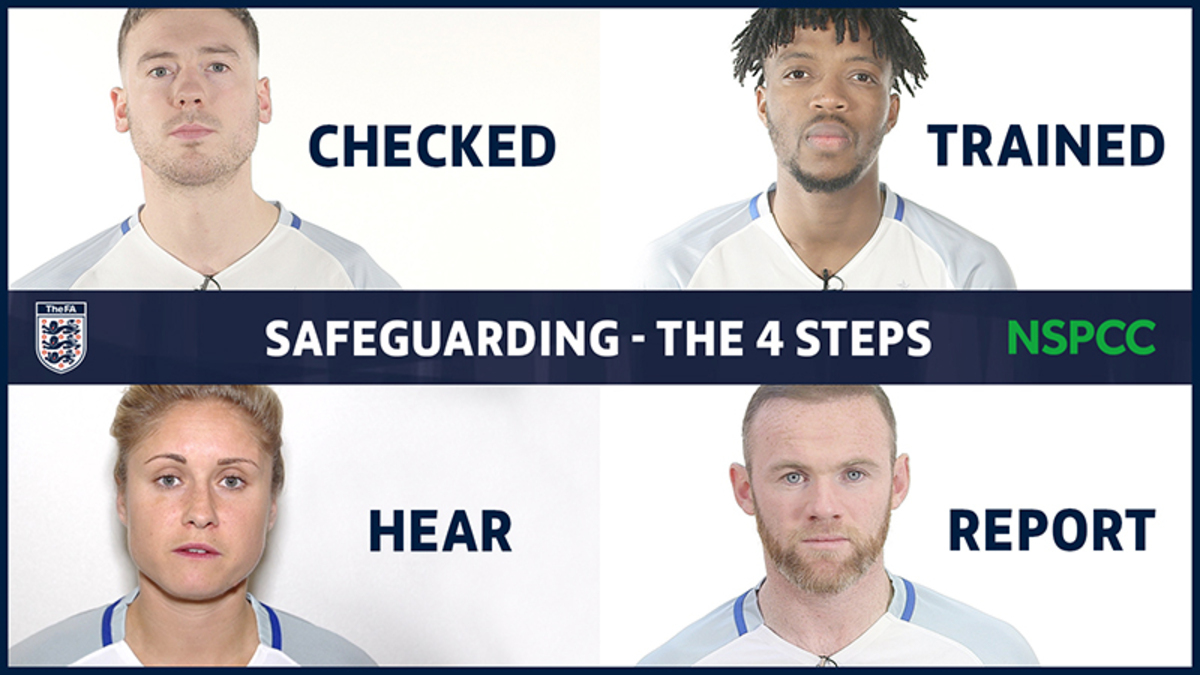 England leaders explain four steps to safeguarding