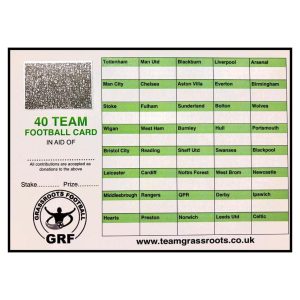 Fundraising Football Cards