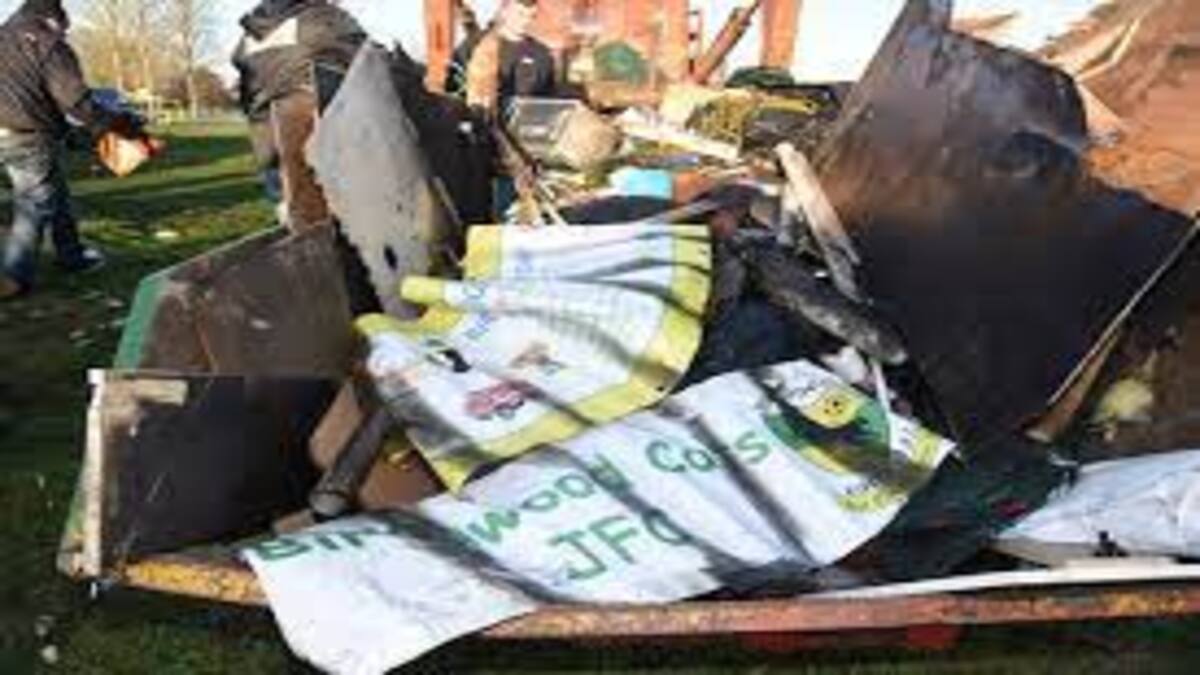 Arson causes £10,000 of damage to Birchwood Colts JFC equipment