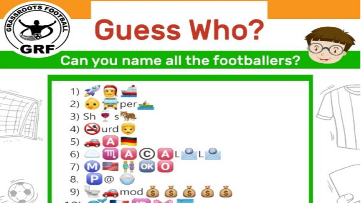 Can you Name the Footballer?
