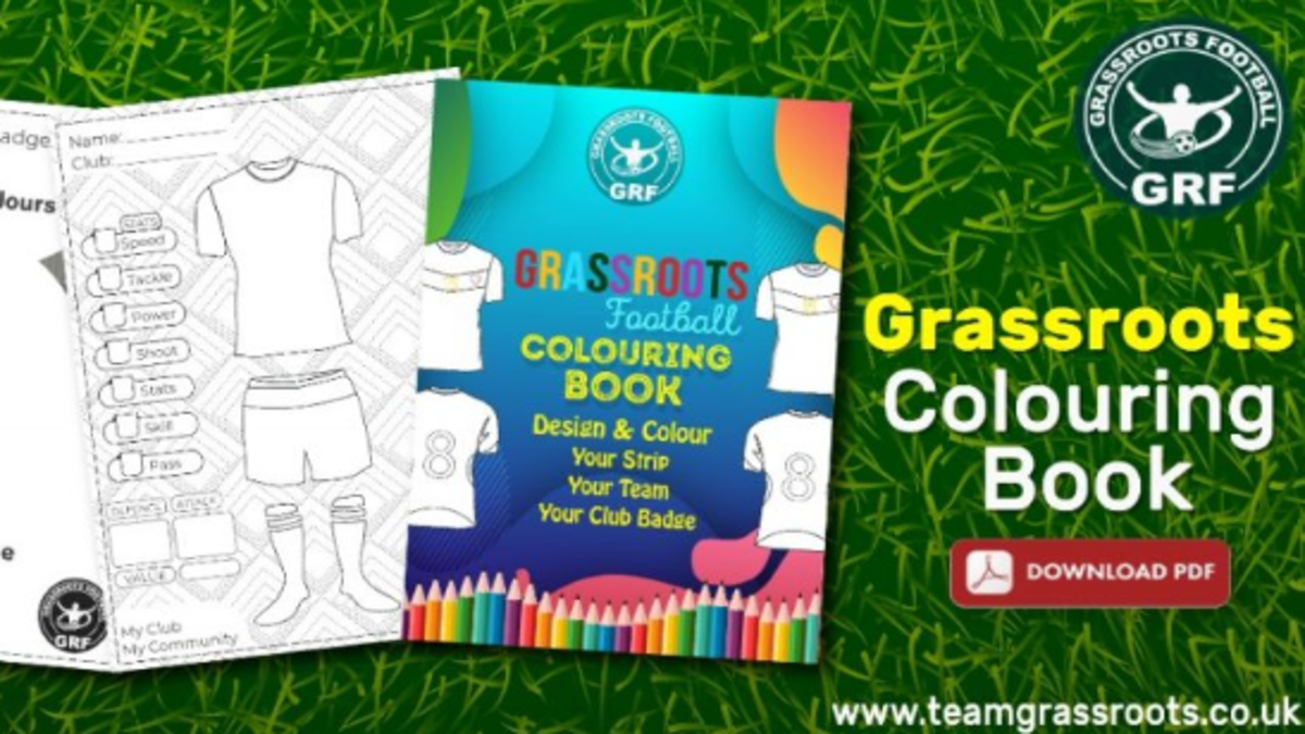 Grassroots Football Colouring Book