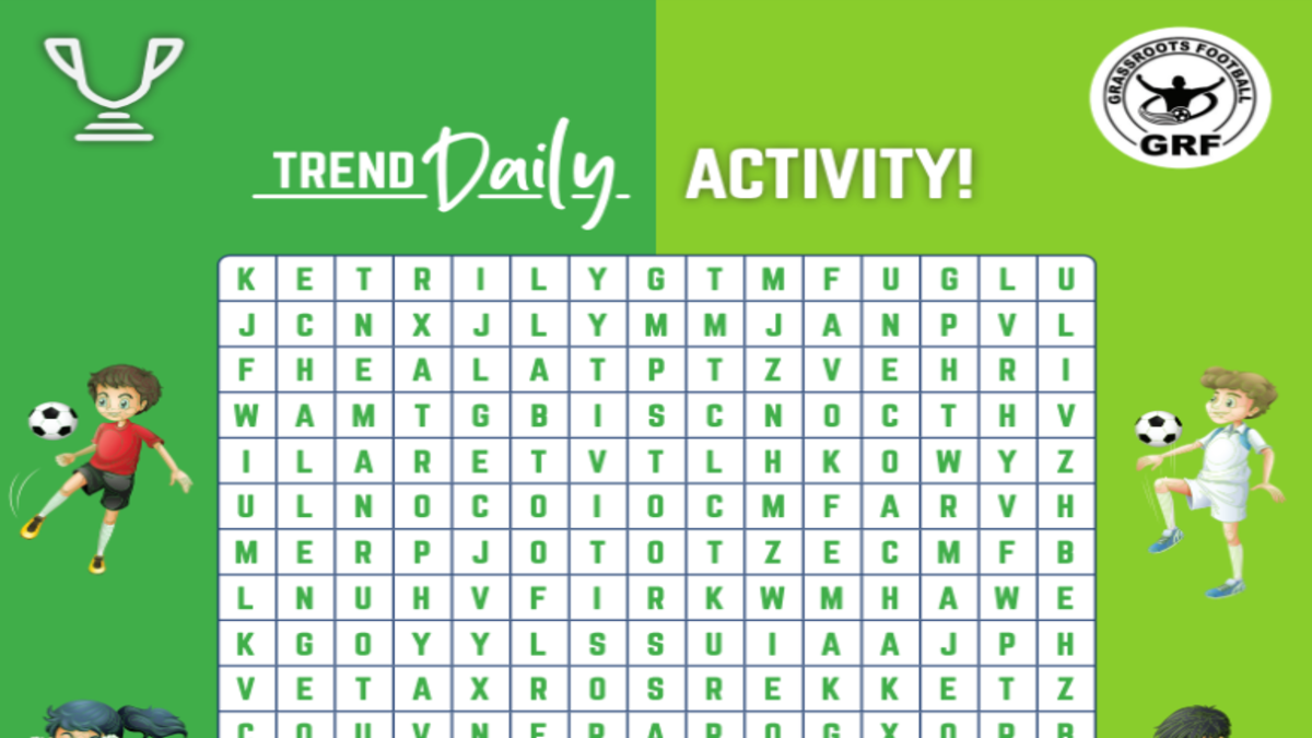 Trend Daily Activity Challenge – Wordsearch Time!!!!
