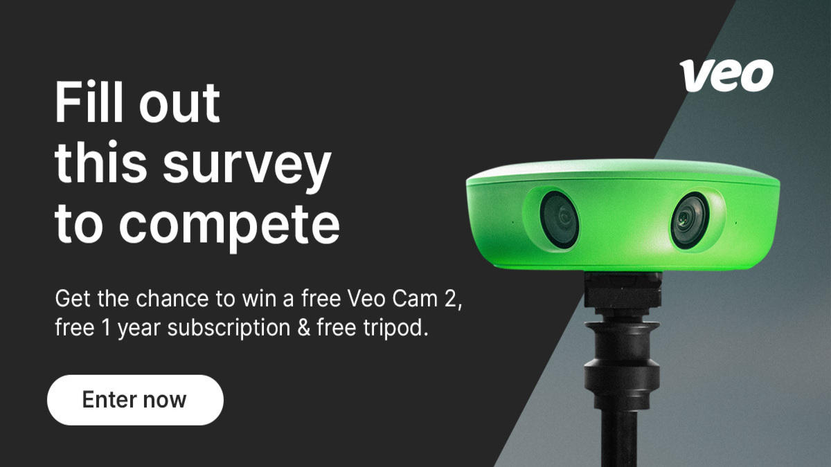 Complete Survey to enter competition to win a Free VEO, a years subscription and tripod