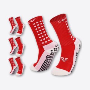 Venom Grip Socks Red - UK 2-5.5
