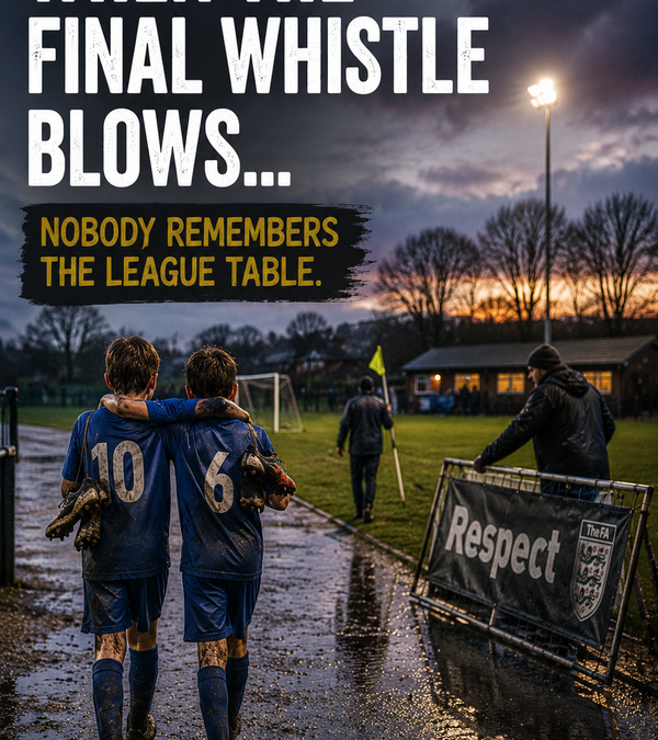 WHEN THE FINAL WHISTLE BLOWS, NOBODY REMEMBERS THE LEAGUE TABLE