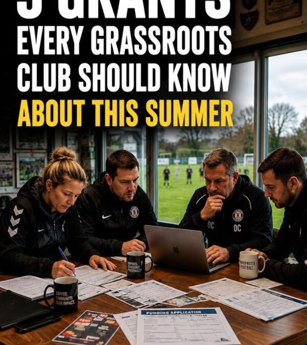 5 GRASSROOTS FOOTBALL GRANTS EVERY CLUB SHOULD APPLY FOR THIS SUMMER