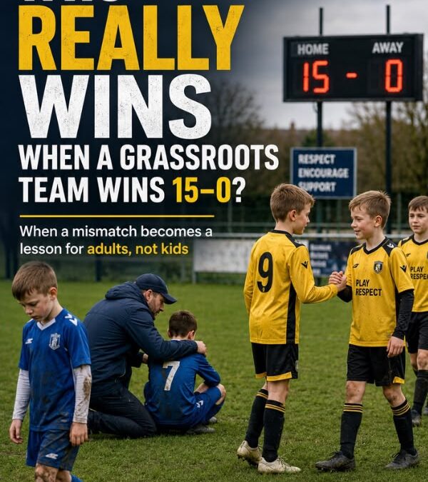 THE GRASSROOTS SCORELINE DEBATE – 15–0 RESULTS, DEVELOPMENT OR DAMAGE?